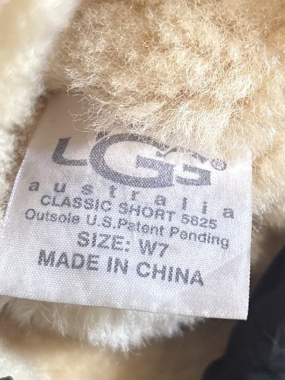 UGG Australia 5825 Womens Classic Mid Calf Boots Suede Sheepskin Chestnut Size 7 - Picture 10 of 11